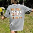 Everyone Communicates Differently Halloween Sped Teacher Women's Comfort Colors T-Shirt Back Print Grey Everyone Communicates Differently Halloween Sped Teacher Women's Comfort Colors T-Shirt Back Print Grey
