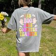 Faboolous COMPUTER TEACHER Costume This Is My Spooky Mom Dad Women's Comfort Colors T-Shirt Back Print Grey Faboolous COMPUTER TEACHER Costume This Is My Spooky Mom Dad Women's Comfort Colors T-Shirt Back Print Grey