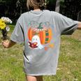 Fall Book Pumpkin Ghost Reading Books Halloween Teacher Women's Comfort Colors T-Shirt Back Print Grey Fall Book Pumpkin Ghost Reading Books Halloween Teacher Women's Comfort Colors T-Shirt Back Print Grey