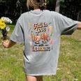 Fall In Love With Learning Teacher Autumn School Women's Comfort Colors T-Shirt Back Print Grey Fall In Love With Learning Teacher Autumn School Women's Comfort Colors T-Shirt Back Print Grey