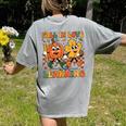 Fall In Love With Learning Thanksgiving Teacher Student Women's Comfort Colors T-Shirt Back Print Grey Fall In Love With Learning Thanksgiving Teacher Student Women's Comfort Colors T-Shirt Back Print Grey