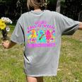 Are You Fall-O-Ween Directions Teacher Ghost Halloween Women's Comfort Colors T-Shirt Back Print Grey