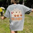 Are You Fall O Ween Directions Teacher Halloween Boo Ghost Women's Comfort Colors T-Shirt Back Print Grey Are You Fall O Ween Directions Teacher Halloween Boo Ghost Women's Comfort Colors T-Shirt Back Print Grey