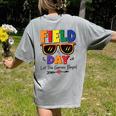 Field Day 2025 Let The Games Begin Kids Boys Girls Teachers Women's Comfort Colors T-Shirt Back Print Grey