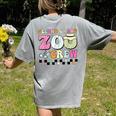 Field Zoo Trip Shirt For Teacher Second Grade Crew Women's Comfort Colors T-Shirt Back Print Grey Field Zoo Trip Shirt For Teacher Second Grade Crew Women's Comfort Colors T-Shirt Back Print Grey