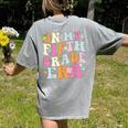 In My Fifth Grade Era 5th Grade Era Teacher Back To School Women's Comfort Colors T-Shirt Back Print Grey