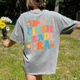 In My Fifth Grade Era 5th Grade Teacher Back To School Women's Comfort Colors T-Shirt Back Print Grey