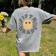 Fifth Grade Teacher First Day Of 5th Grade Back To School Women's Comfort Colors T-Shirt Back Print Grey Fifth Grade Teacher First Day Of 5th Grade Back To School Women's Comfort Colors T-Shirt Back Print Grey