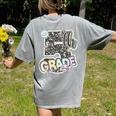 First Day Of Fifth Grade Composition Notebook Teacher Women's Comfort Colors T-Shirt Back Print Grey