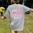 First Day Of School Teacher Girl Coquette Hello Kindergarten Women's Comfort Colors T-Shirt Back Print Grey First Day Of School Teacher Girl Coquette Hello Kindergarten Women's Comfort Colors T-Shirt Back Print Grey