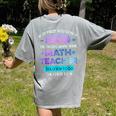 If At First You Don't Succeed Try Doing Your Math Teacher Women's Comfort Colors T-Shirt Back Print Grey If At First You Don't Succeed Try Doing Your Math Teacher Women's Comfort Colors T-Shirt Back Print Grey