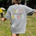 First Grade Dream Team Back To School 1st Grade Teacher Women's Comfort Colors T-Shirt Back Print Grey First Grade Dream Team Back To School 1st Grade Teacher Women's Comfort Colors T-Shirt Back Print Grey