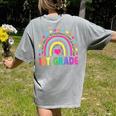 First Grade Rainbow Girls Boys Teacher Team 1st Grade Squad Women's Comfort Colors T-Shirt Back Print Grey First Grade Rainbow Girls Boys Teacher Team 1st Grade Squad Women's Comfort Colors T-Shirt Back Print Grey