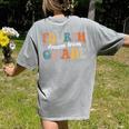Fourth Grade Dream Team 4th Grade Teacher Back To School Women's Comfort Colors T-Shirt Back Print Grey Fourth Grade Dream Team 4th Grade Teacher Back To School Women's Comfort Colors T-Shirt Back Print Grey