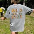 Fun Zoo Animal Print Teacher Shirts Wild About My Students Women's Comfort Colors T-Shirt Back Print Grey Fun Zoo Animal Print Teacher Shirts Wild About My Students Women's Comfort Colors T-Shirt Back Print Grey