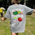 Future Teacher With Canyon And Book Teacher Men Women Girls Kids Women's Comfort Colors T-Shirt Back Print Grey Future Teacher With Canyon And Book Teacher Men Women Girls Kids Women's Comfort Colors T-Shirt Back Print Grey
