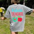 Future Teacher Education Student Women's Comfort Colors T-Shirt Back Print Grey Future Teacher Education Student Women's Comfort Colors T-Shirt Back Print Grey
