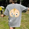 Good Egg Teacher Halloween Costume Group The Cool Bean Women's Comfort Colors T-Shirt Back Print Grey