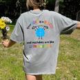 Growth Mindset Tee Teacher Quotes Men Women Kids Women's Comfort Colors T-Shirt Back Print Grey