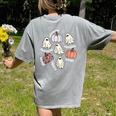 Halloween Advocate Heat Transfers Special Education Teacher Men Women Women's Comfort Colors T-Shirt Back Print Grey