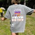 Halloween Costume Team SPED Teacher Special Education Women's Comfort Colors T-Shirt Back Print Grey