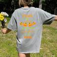 Halloween Cutest Pumpkins First Grade Teacher Women's Comfort Colors T-Shirt Back Print Grey Halloween Cutest Pumpkins First Grade Teacher Women's Comfort Colors T-Shirt Back Print Grey