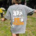 Halloween PE Teacher Shirt Can't Scare Me Women's Comfort Colors T-Shirt Back Print Grey
