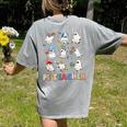 Halloween PE Teacher Spooky Physical Education Teacher Women's Comfort Colors T-Shirt Back Print Grey Halloween PE Teacher Spooky Physical Education Teacher Women's Comfort Colors T-Shirt Back Print Grey