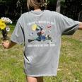 Halloween There's Room On My Broom For You Too Teacher Women's Comfort Colors T-Shirt Back Print Grey Halloween There's Room On My Broom For You Too Teacher Women's Comfort Colors T-Shirt Back Print Grey