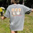 Halloween Science Teacher Boo Ghost The Element Of Surprise Women's Comfort Colors T-Shirt Back Print Grey Halloween Science Teacher Boo Ghost The Element Of Surprise Women's Comfort Colors T-Shirt Back Print Grey