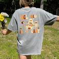 Halloween SLP Sped Teacher Groovy Inclusion Isn't Scary Women's Comfort Colors T-Shirt Back Print Grey Halloween SLP Sped Teacher Groovy Inclusion Isn't Scary Women's Comfort Colors T-Shirt Back Print Grey