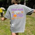 Halloween Teacher Or Student Hocus Pocus Everybody Focus For Men Women Kids Women's Comfort Colors T-Shirt Back Print Grey