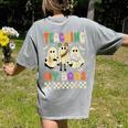 Halloween Teaching My Boos Cute Ghost Teacher Life Costume Women's Comfort Colors T-Shirt Back Print Grey Halloween Teaching My Boos Cute Ghost Teacher Life Costume Women's Comfort Colors T-Shirt Back Print Grey