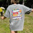 Happy 67 Days Of School Meme 100 Day Of School Teacher 6 7 Women's Comfort Colors T-Shirt Back Print Grey