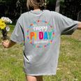 Happy Pi Day Pie Math Coach Teacher Pi Day Lover Nerdy Women's Comfort Colors T-Shirt Back Print Grey Happy Pi Day Pie Math Coach Teacher Pi Day Lover Nerdy Women's Comfort Colors T-Shirt Back Print Grey