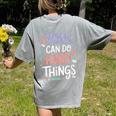 You Can Do Hard Things Test Day Teacher Kids Women's Comfort Colors T-Shirt Back Print Grey You Can Do Hard Things Test Day Teacher Kids Women's Comfort Colors T-Shirt Back Print Grey