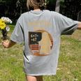 Haunted By 67 Ghost Math Joke Student Halloween Nerd Teacher Women's Comfort Colors T-Shirt Back Print Grey Haunted By 67 Ghost Math Joke Student Halloween Nerd Teacher Women's Comfort Colors T-Shirt Back Print Grey