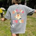 Haunted By 67 Meme Six Seven 6 7 Halloween Teachers Women's Comfort Colors T-Shirt Back Print Grey Haunted By 67 Meme Six Seven 6 7 Halloween Teachers Women's Comfort Colors T-Shirt Back Print Grey