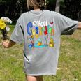 We Heart Love Our School Custodian For Teacher & Kids Women's Comfort Colors T-Shirt Back Print Grey We Heart Love Our School Custodian For Teacher & Kids Women's Comfort Colors T-Shirt Back Print Grey