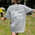 Homeschool Life Homeschool Mom Homeschool Dad Teacher Kids Women's Comfort Colors T-Shirt Back Print Grey