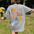 In My Homeschool Mama Era Mom Teacher Women's Comfort Colors T-Shirt Back Print Grey In My Homeschool Mama Era Mom Teacher Women's Comfort Colors T-Shirt Back Print Grey