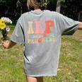 IEP I Encourage Progress Special Education Teacher Graphics Women's Comfort Colors T-Shirt Back Print Grey IEP I Encourage Progress Special Education Teacher Graphics Women's Comfort Colors T-Shirt Back Print Grey