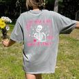 I'Ll Just Wait Until It's Quiet Spooky Teacher Halloween Women's Comfort Colors T-Shirt Back Print Grey I'Ll Just Wait Until It's Quiet Spooky Teacher Halloween Women's Comfort Colors T-Shirt Back Print Grey