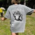 Well I'Ll Be a Monkey's Uncle Teacher And Student Women's Comfort Colors T-Shirt Back Print Grey Well I'Ll Be a Monkey's Uncle Teacher And Student Women's Comfort Colors T-Shirt Back Print Grey
