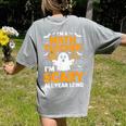 I'm A Math Teacher I'm Scary All Year Long Spooky Halloween Women's Comfort Colors T-Shirt Back Print Grey I'm A Math Teacher I'm Scary All Year Long Spooky Halloween Women's Comfort Colors T-Shirt Back Print Grey