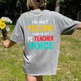 I’m Not Yelling This Is My PE School Teacher Voice I Teach Women's Comfort Colors T-Shirt Back Print Grey I’m Not Yelling This Is My PE School Teacher Voice I Teach Women's Comfort Colors T-Shirt Back Print Grey