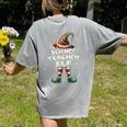 I'm The Science Teacher Elf Family Matching Group Christmas Women's Comfort Colors T-Shirt Back Print Grey I'm The Science Teacher Elf Family Matching Group Christmas Women's Comfort Colors T-Shirt Back Print Grey