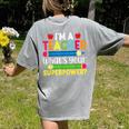 I'm A Teacher What's Your Superpower Back To School Women's Comfort Colors T-Shirt Back Print Grey I'm A Teacher What's Your Superpower Back To School Women's Comfort Colors T-Shirt Back Print Grey