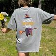 Im The Teacher Witch Halloween Matching Group Costume Women's Comfort Colors T-Shirt Back Print Grey