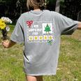 I'm Working For Christmas Break 5 Stars Christmas Teacher Women's Comfort Colors T-Shirt Back Print Grey I'm Working For Christmas Break 5 Stars Christmas Teacher Women's Comfort Colors T-Shirt Back Print Grey